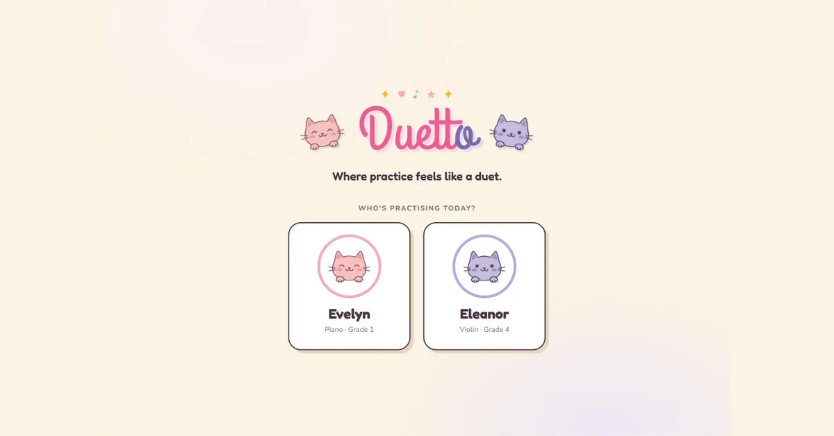 Duetto — screenshot
